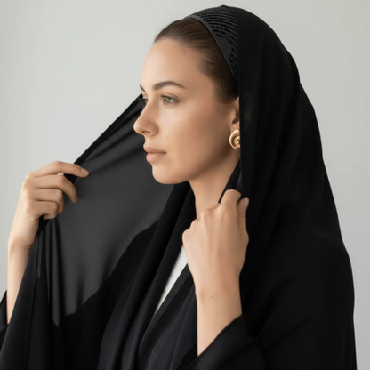 3D-Printed Non-Slip Hijab Grip Headband (Breathable & Lightweight)