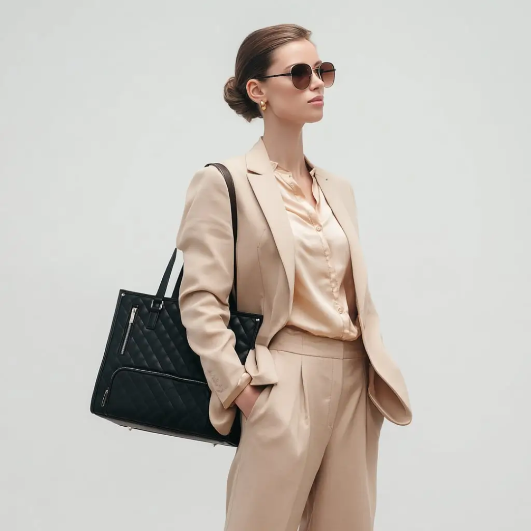 Luxe Office Tote Bag (FREE Wallet Included)