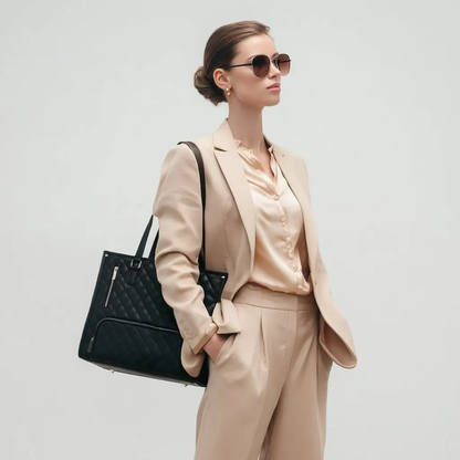 Luxe Office Tote Bag (FREE Wallet Included)