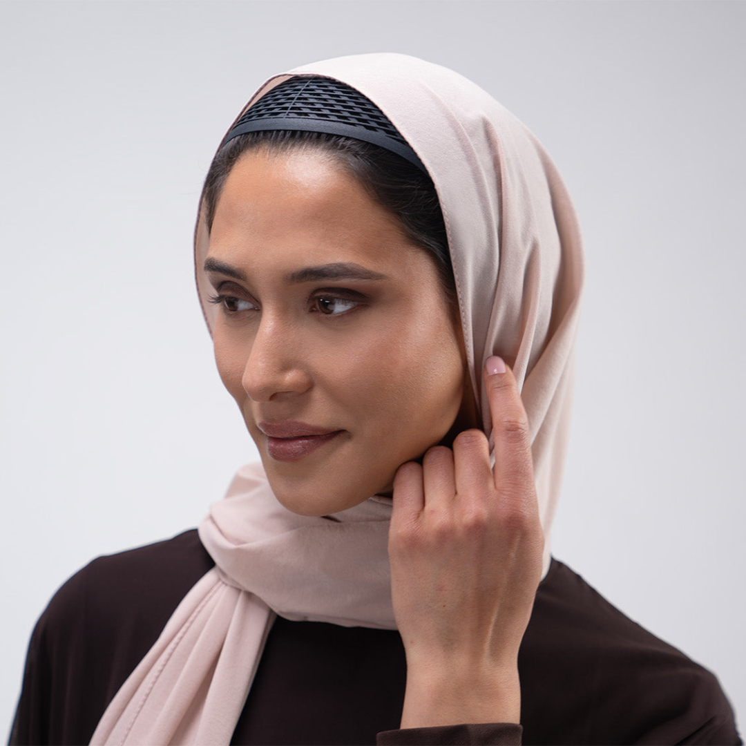 3D-Printed Non-Slip Hijab Grip Headband (Breathable & Lightweight)